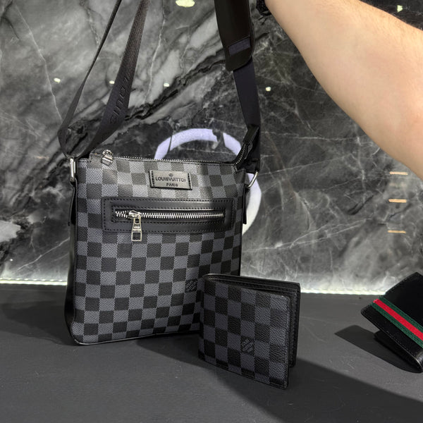 ΔΩΡΟ ΠΟΡΤΟΦΟΛΙ- LV Damier messenger