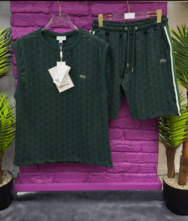 Lacoste Summer - Tracksuit Sleeve-Less Green