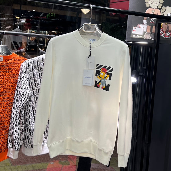 Off-White - The Simpsons Longsleve White