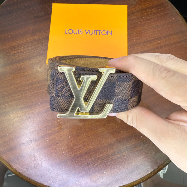 Louis Vuitton  - Gold K09 Damier Belt