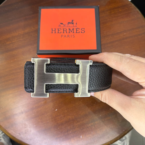 Hermes - Silver K13 Double Faced Belt