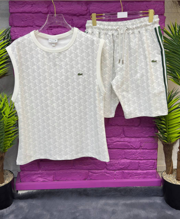 Lacoste Summer - Tracksuit Sleeve-Less White